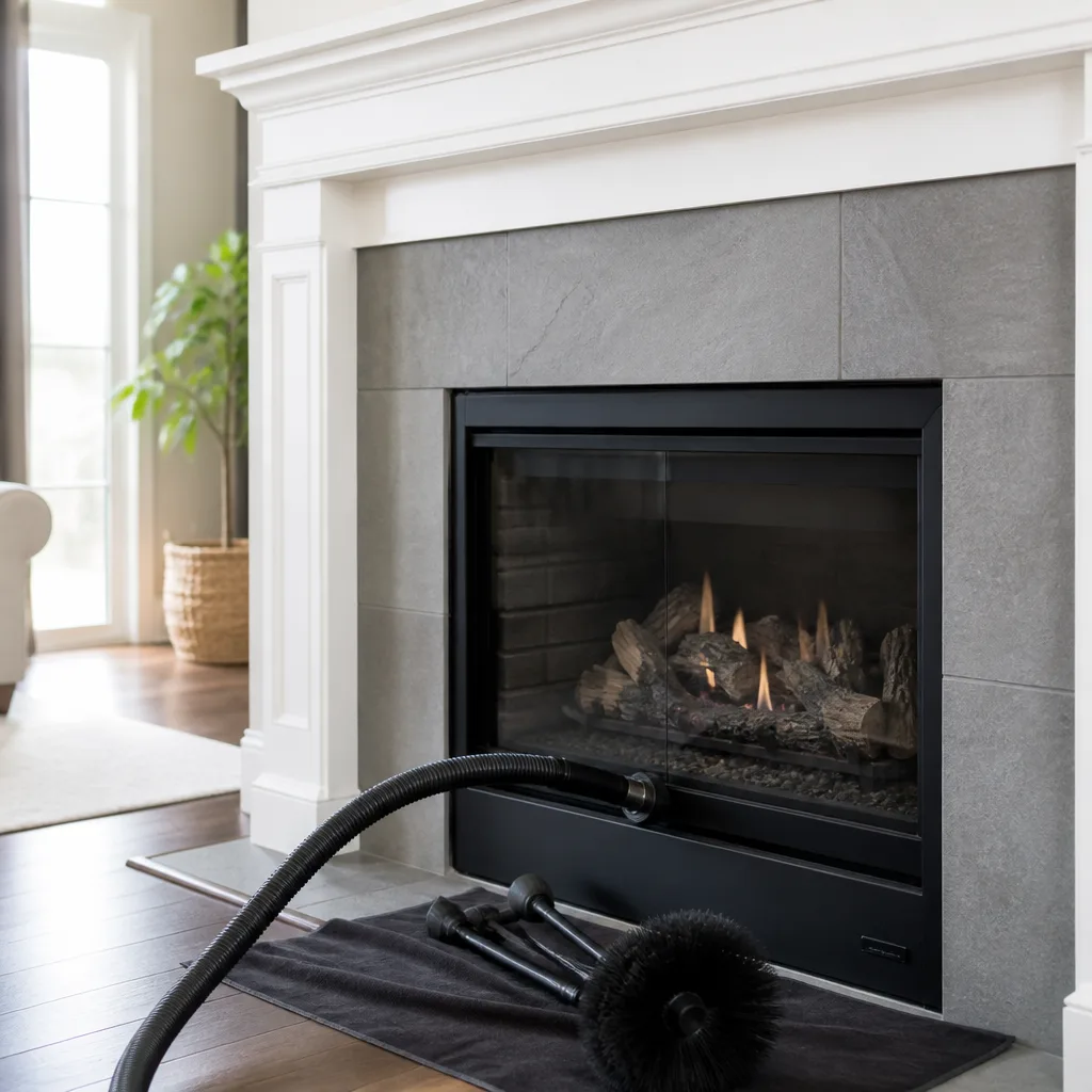 Gas fireplace service
